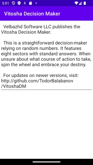 Screenshot 2 von Vitosha Decision Maker