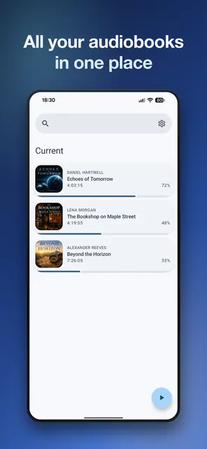 Screenshot 1 von Voice Audiobook Player