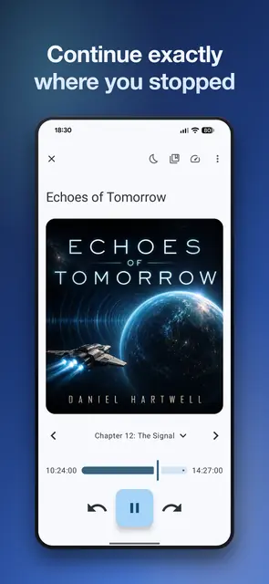 Screenshot 2 von Voice Audiobook Player