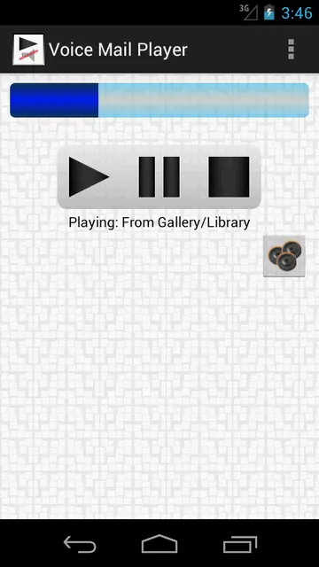 Screenshot 1 von Voice Mail Player