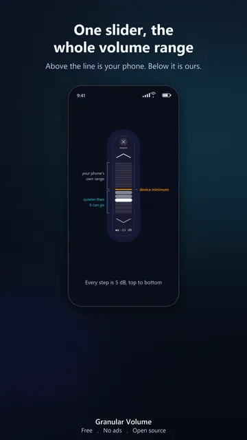 Screenshot 2 of Volume Control: Quiet Dial