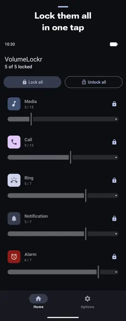 Screenshot 2 of VolumeLockr