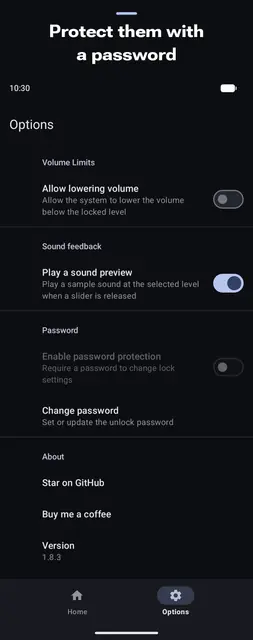 Screenshot 3 of VolumeLockr