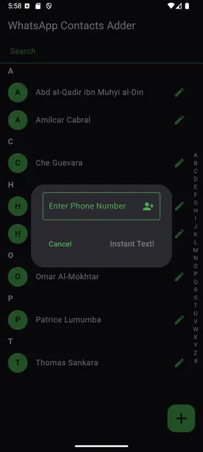 Screenshot 3 of WA Adder