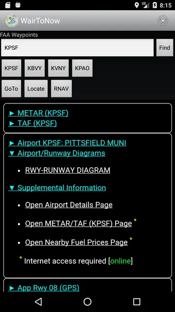 Screenshot 2 von WairToNow - Aviation Navigation