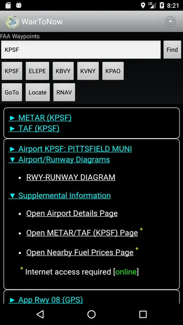 Screenshot 4 von WairToNow - Aviation Navigation
