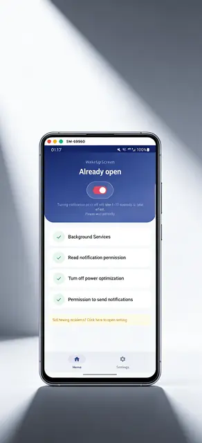 Screenshot 1 von WakeUpScreen