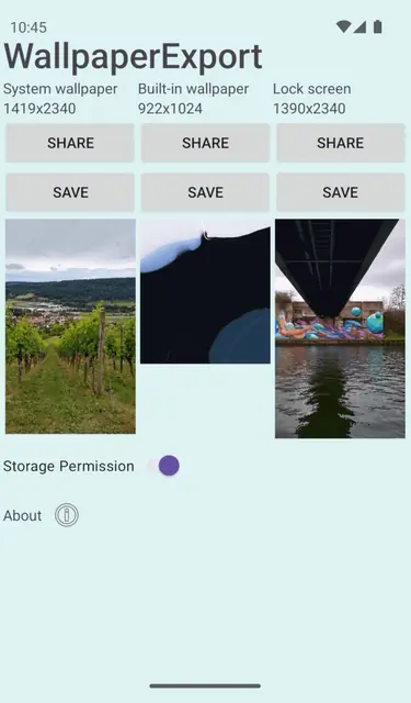 Screenshot 1 of WallpaperExport