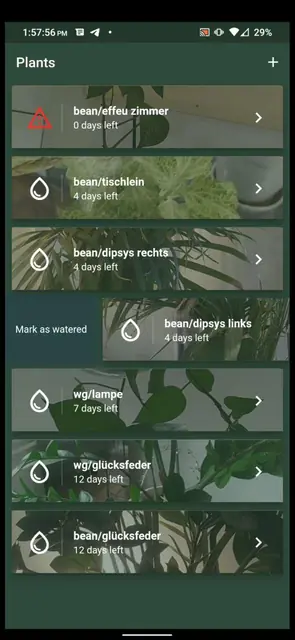 Screenshot 2 von Water Me - Plant Watering Reminder