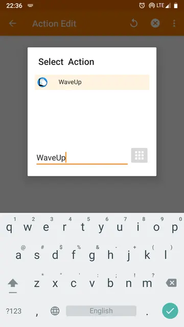 Screenshot 1 of WaveUp Tasker Plugin