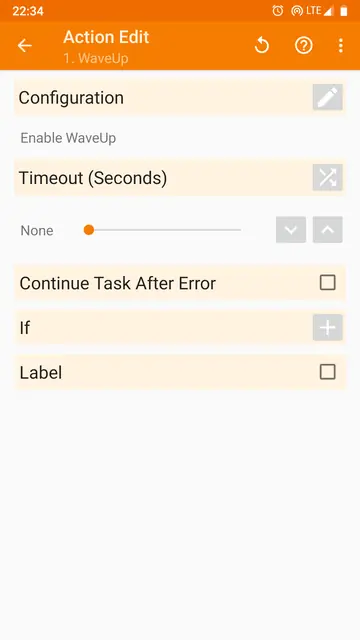 Screenshot 2 of WaveUp Tasker Plugin