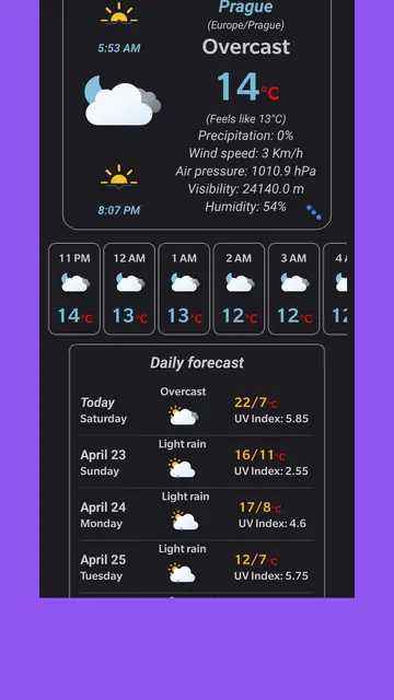 Screenshot 2 von Weather