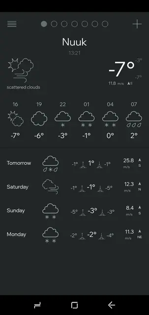 Screenshot 2 von Weather: Cool and Hot