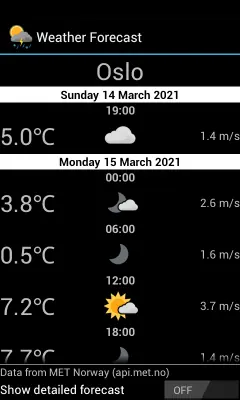 Screenshot 1 von Weather Forecast