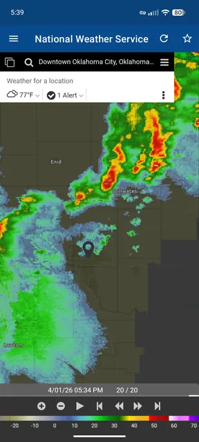 Screenshot 1 of Weather Radar
