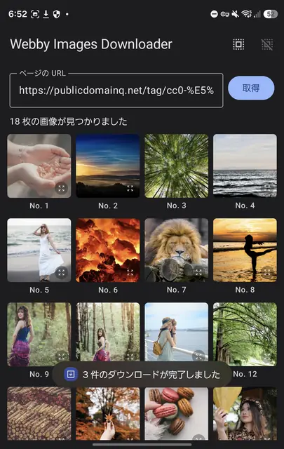 Screenshot 3 of Webby Images Downloader