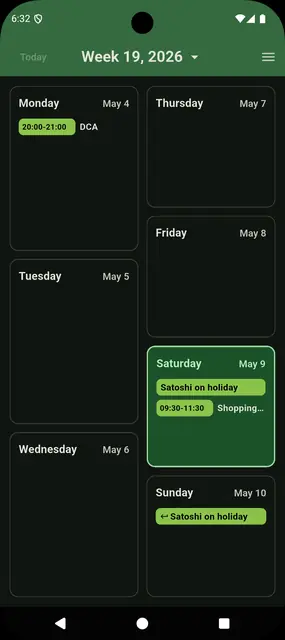 Screenshot 4 von Week Calendar