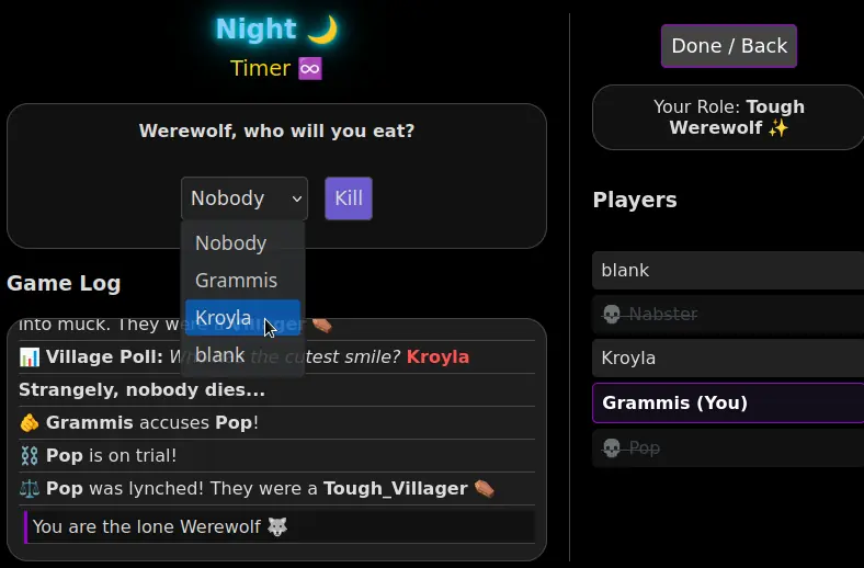 Screenshot 3 von werewolves_game