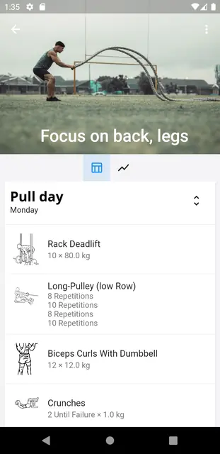 Screenshot 2 von wger Workout Manager