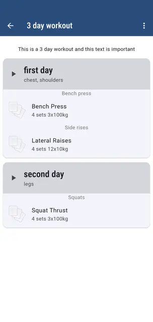 Screenshot 3 von wger Workout Manager