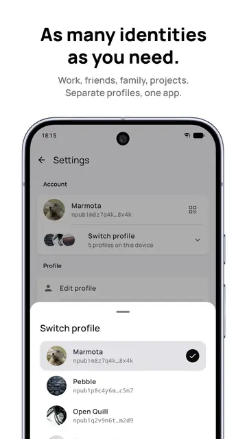 Screenshot 3 of White Noise: Secure Chat