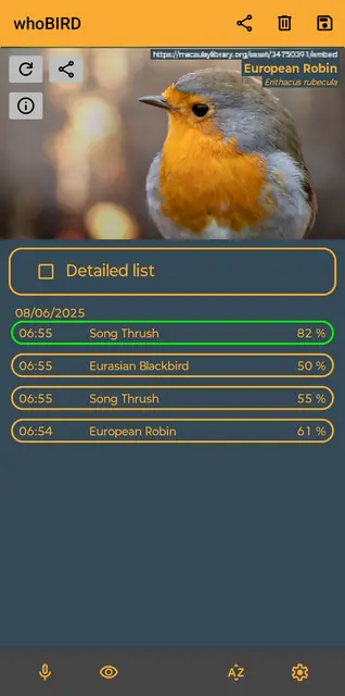 Screenshot 3 of whoBIRD