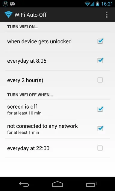 Screenshot 1 von WiFi Automatic