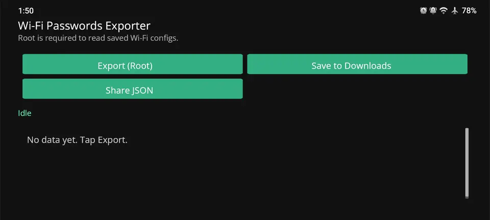 Screenshot 2 von WiFi Exporter