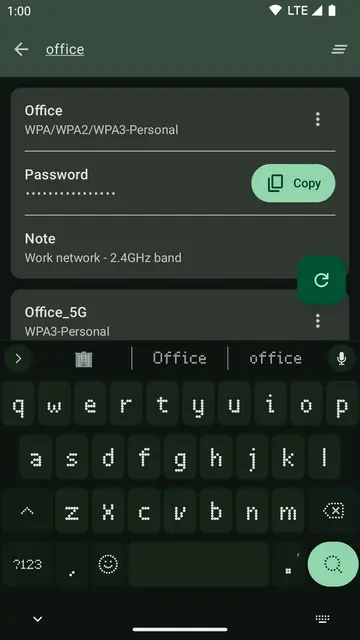 Screenshot 2 of WiFi Password Manager
