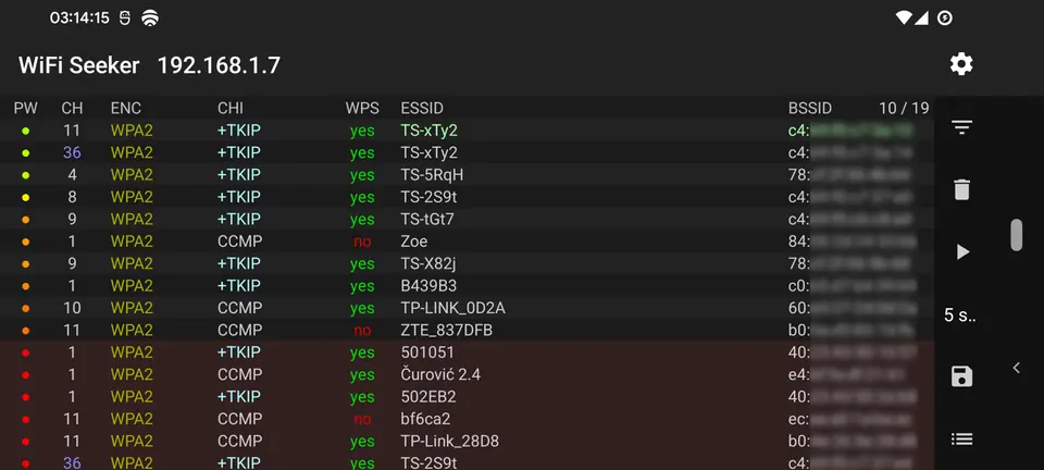 Screenshot 2 of WiFi Seeker
