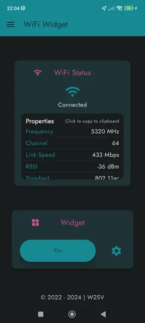 Screenshot 1 von WiFi Widget