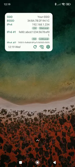 Screenshot 4 von WiFi Widget