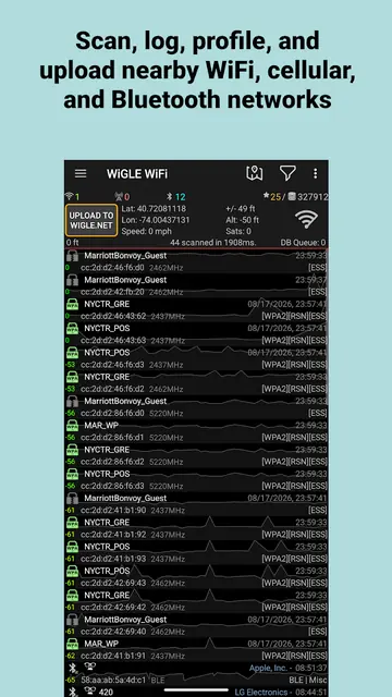 Screenshot 1 of WiGLE WiFi Wardriving FOSS
