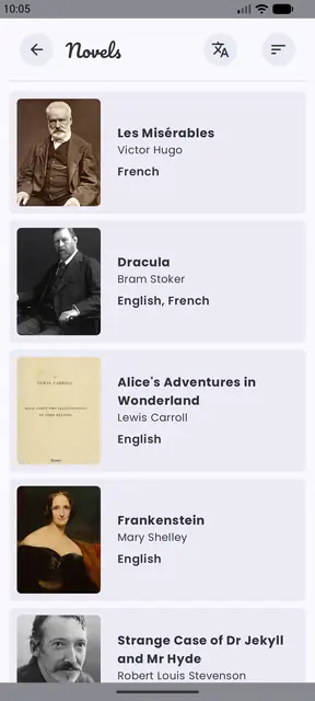 Screenshot 1 of Wikisource Reader