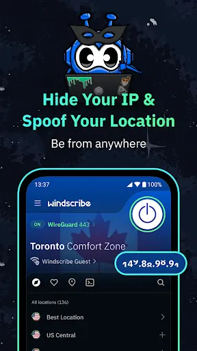 Screenshot 3 of Windscribe