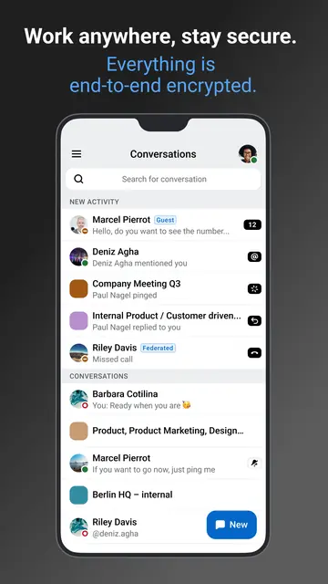 Screenshot 1 of Wire • Secure Messenger