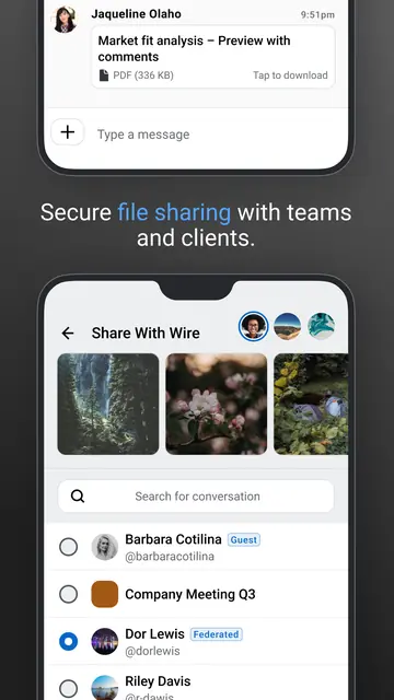Screenshot 4 of Wire • Secure Messenger