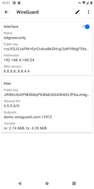 Screenshot 2 of WireGuard