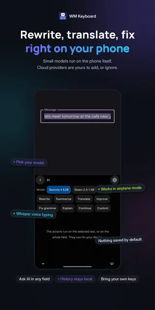 Screenshot 4 of WM Keyboard