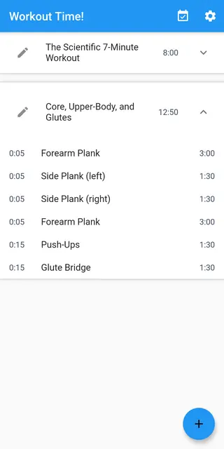 Screenshot 1 von Workout Time!