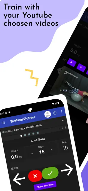 Screenshot 1 of Workouts'N'Rest