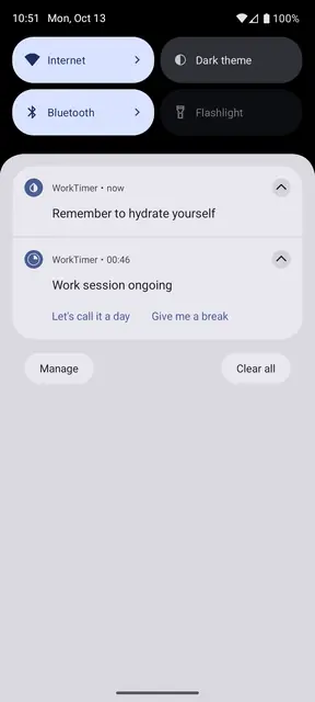 Screenshot 3 of WorkTimer
