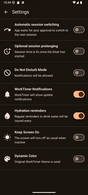 Screenshot 4 of WorkTimer