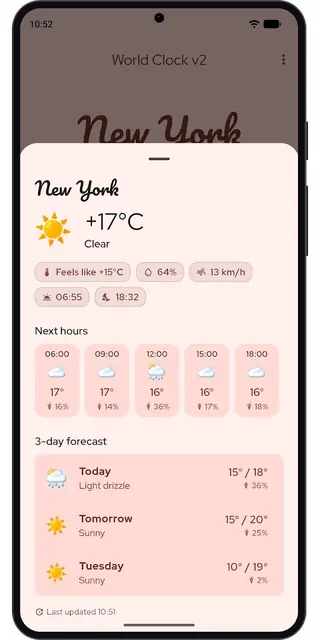 Screenshot 2 von World Clock v2