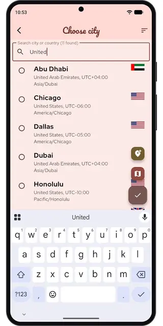 Screenshot 4 von World Clock v2
