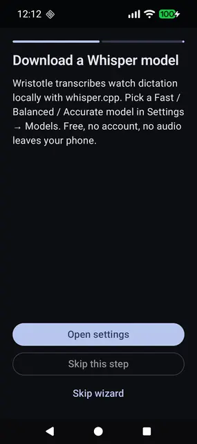Screenshot 1 von Wristotle Companion