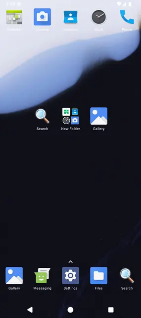 Screenshot 1 von Yagni Launcher
