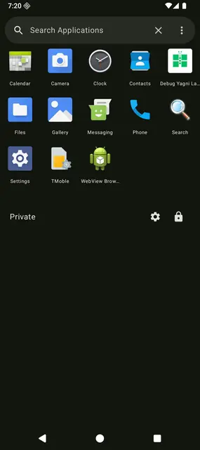 Screenshot 4 von Yagni Launcher