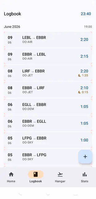 Screenshot 2 von YAPL — Yet Another Pilot Log