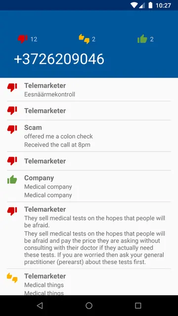 Screenshot 3 von Yet Another Call Blocker